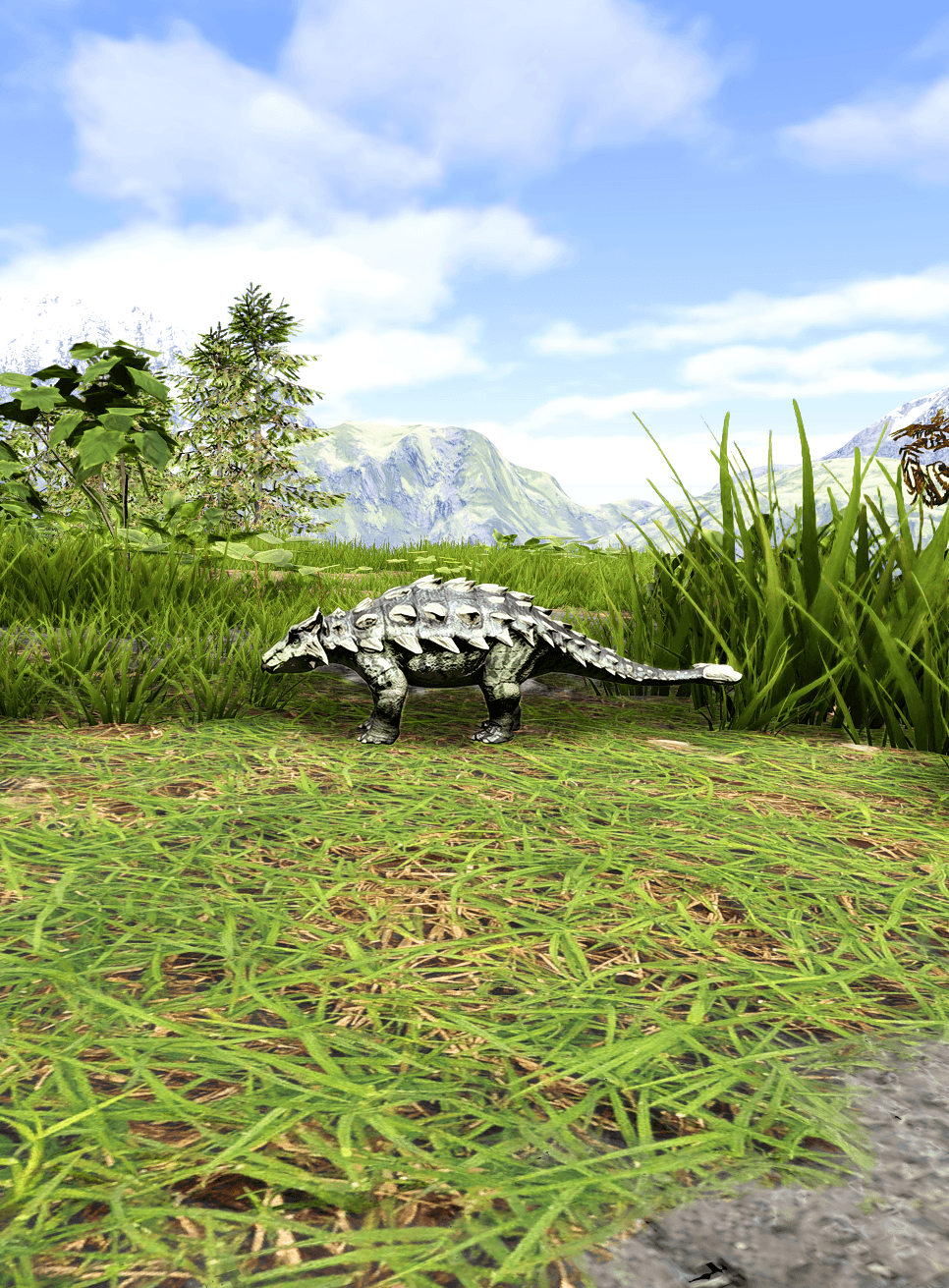 机械甲龙成年形态-龙岛异兽起源初始进化阶段
